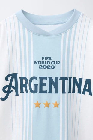 Футболка сборной аргентины Fifa World Cup ™ 2026- Заказать в России