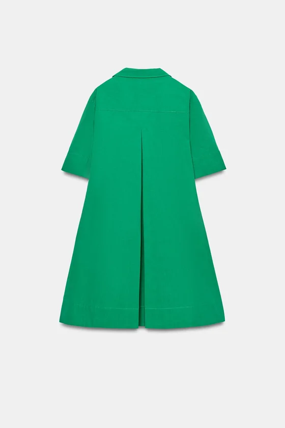 ПЛАТЬЕ-РУБАШКА С КОРОТКИМ РУКАВОМ коллекция Zara «ZW»