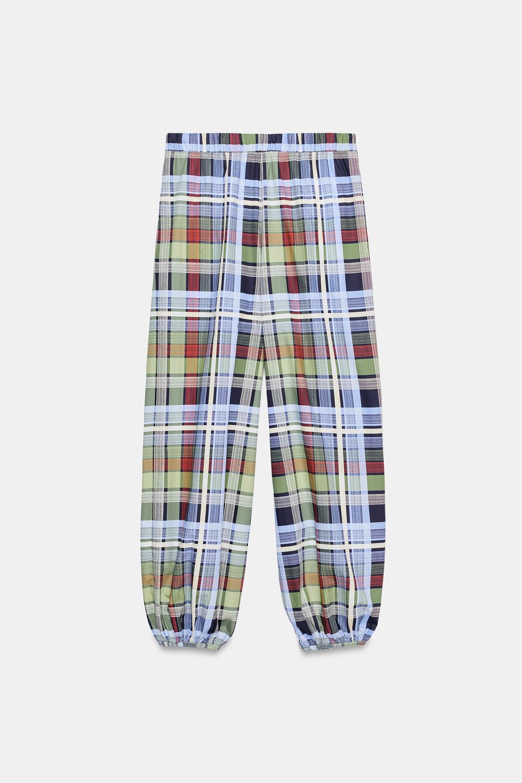 БРЮКИ-БАГГИ В КЛЕТКУ — ZW COLLECTION