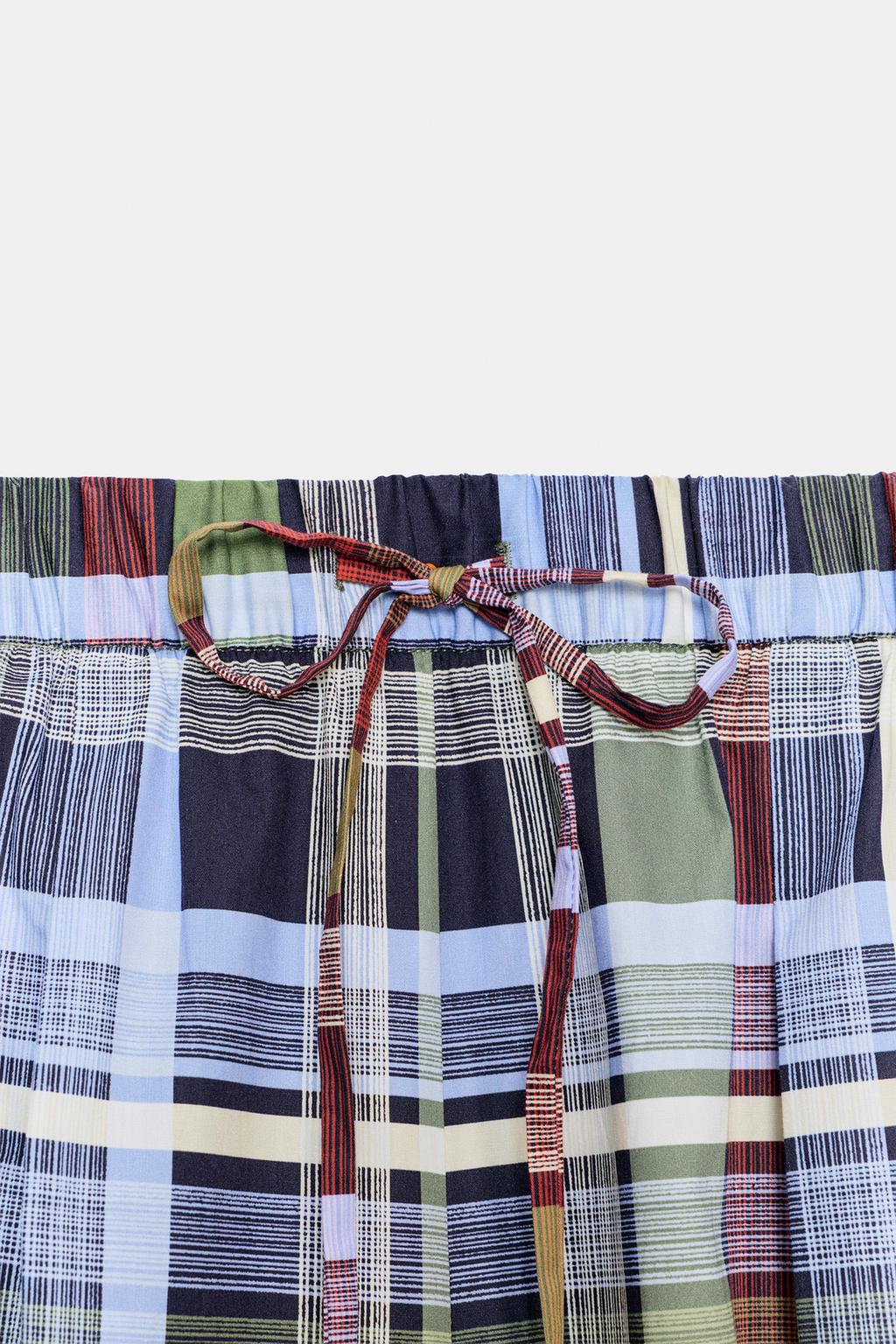 БРЮКИ-БАГГИ В КЛЕТКУ — ZW COLLECTION