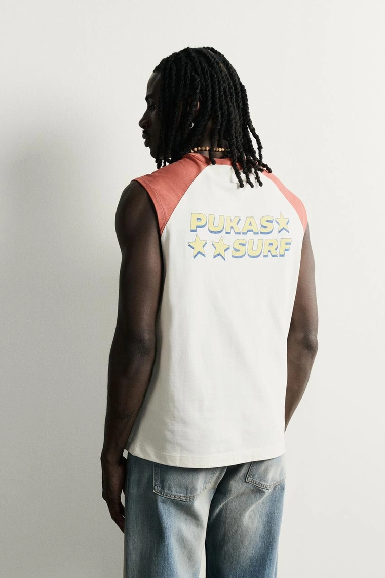 Майка pukas surf x zara с цветными блоками