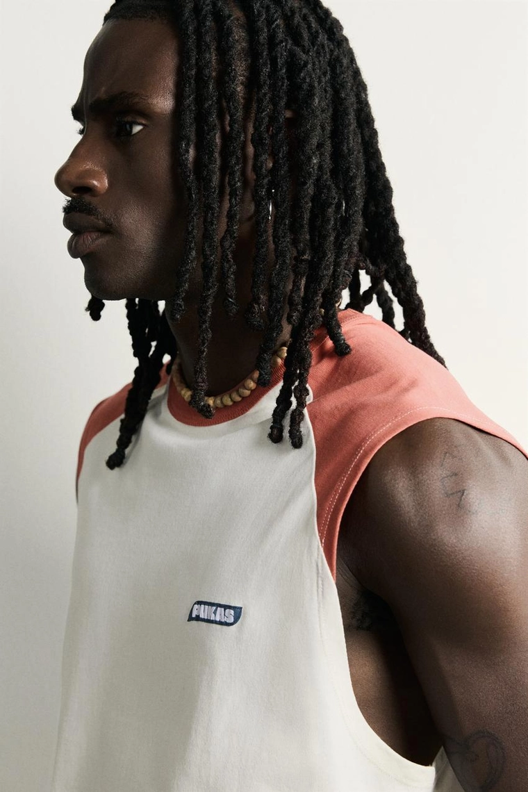 Майка pukas surf x zara с цветными блоками