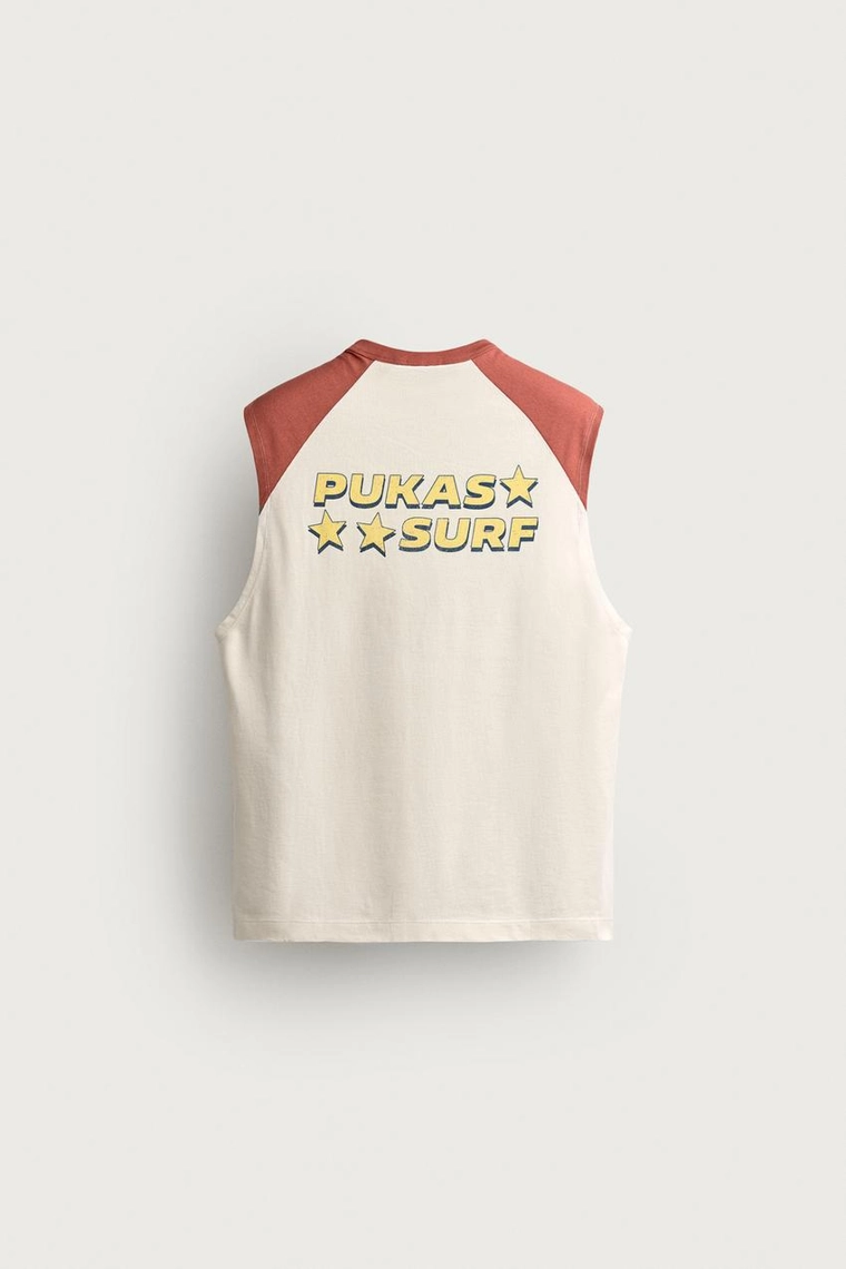 Майка pukas surf x zara с цветными блоками