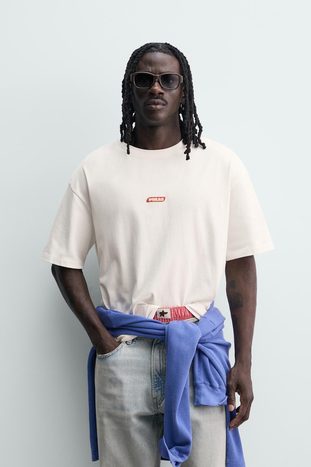 Футболка pukas surf x zara с фотопринтом