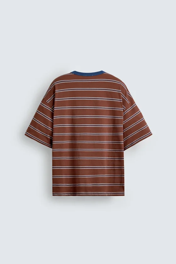 Футболка в полоску pukas surf x zara с жаккардом