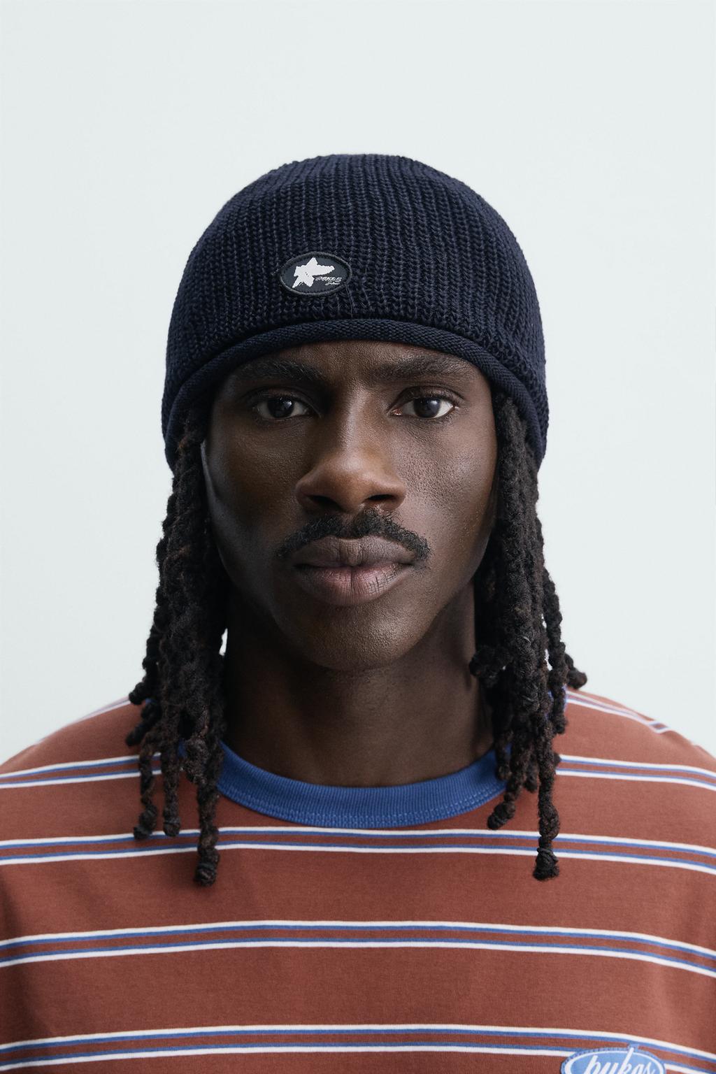 Вязаная шапка pukas surf x zara из 100% льна