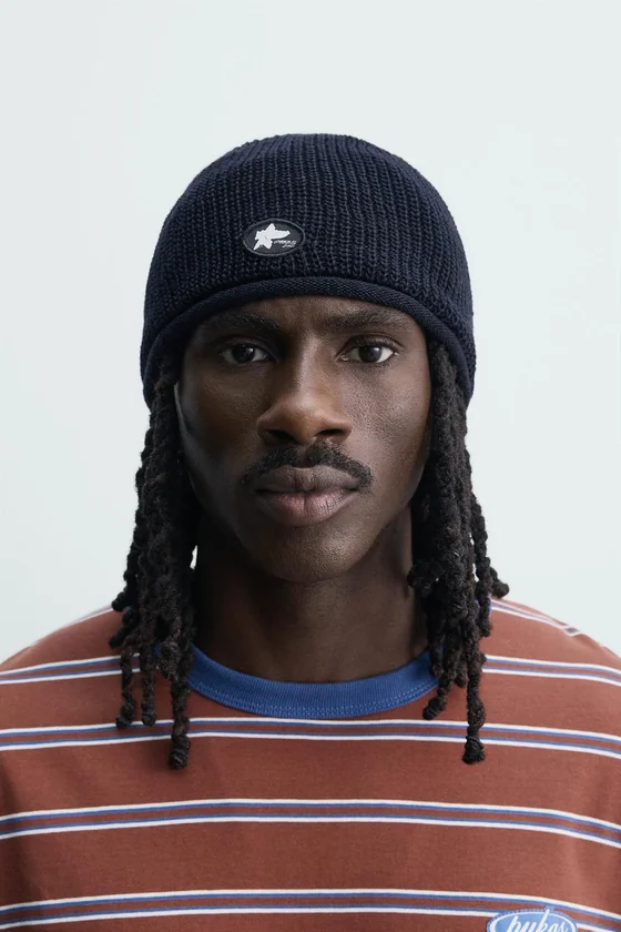 Вязаная шапка pukas surf x zara из 100% льна