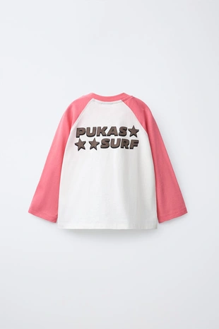 Футболка с длинными рукавами реглан pukas surf- Заказать в России