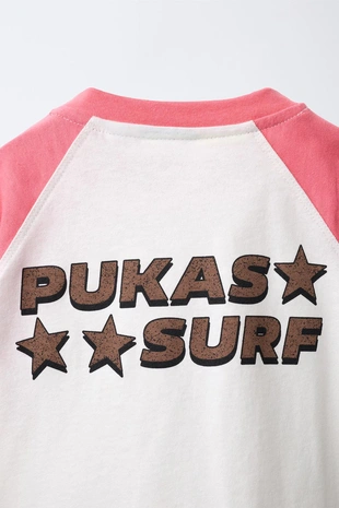 Футболка с длинными рукавами реглан pukas surf- Заказать в России