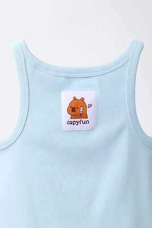 Топ в рубчик Capibara Capyfun ©- Заказать в России