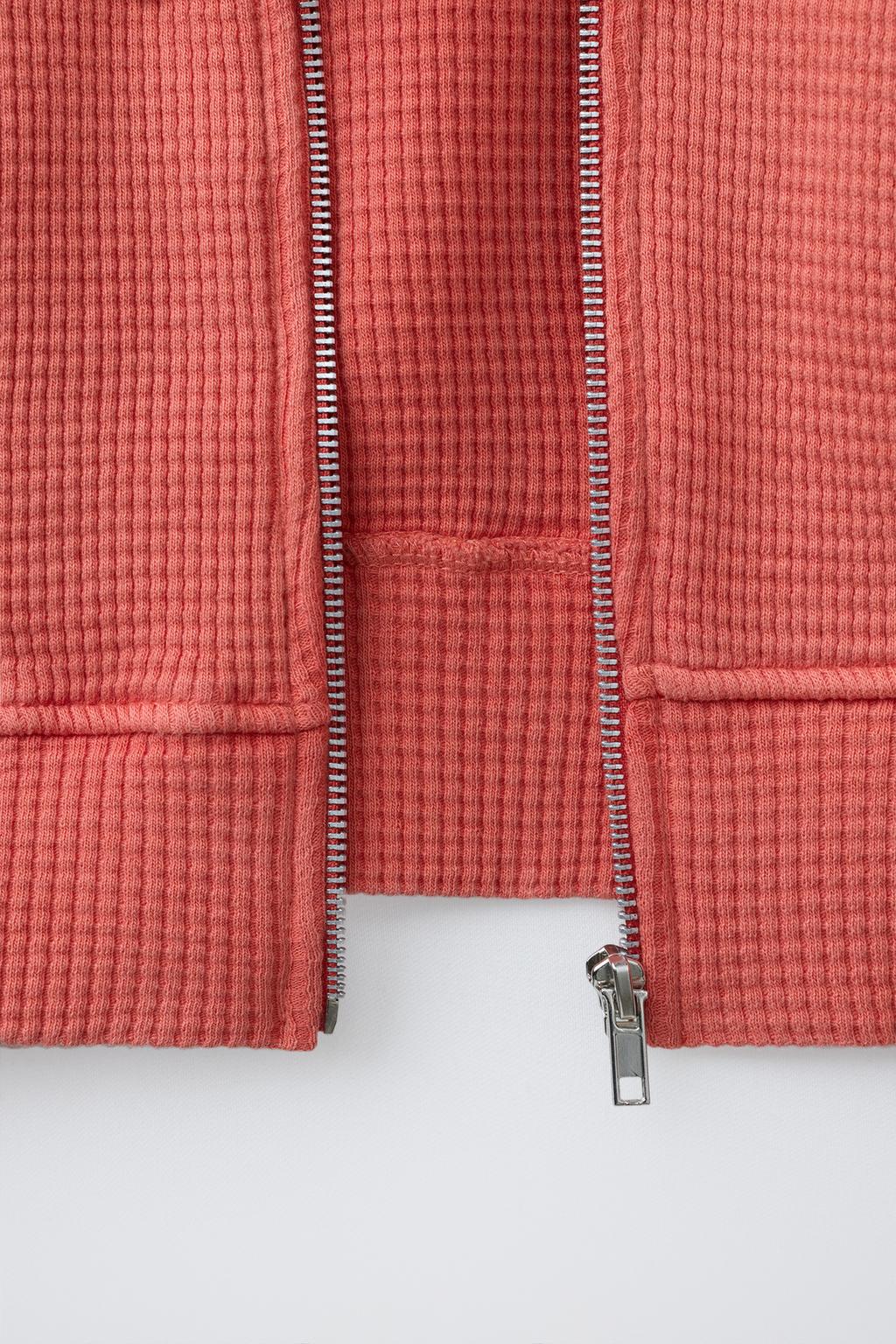 Укороченное худи cropped waffle pukas surf