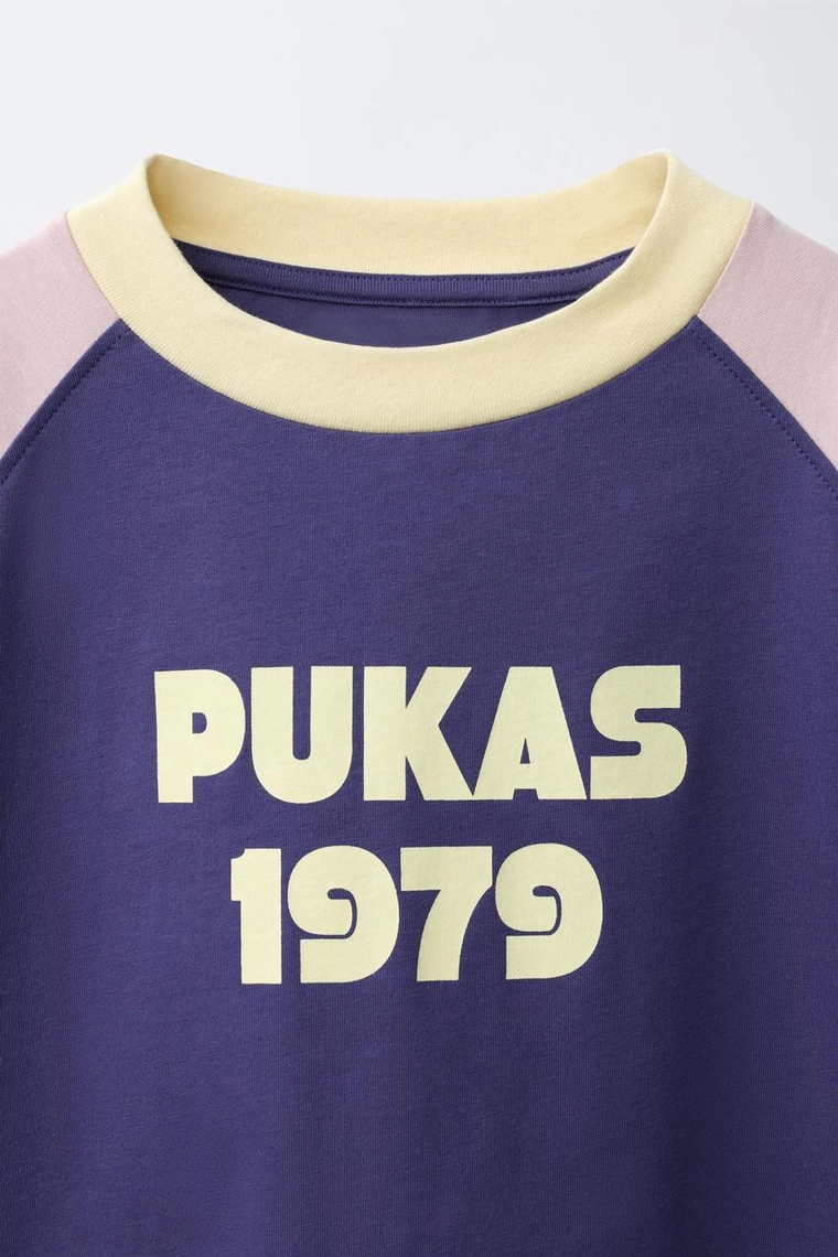 Футболка с рукавами реглан pukas surf