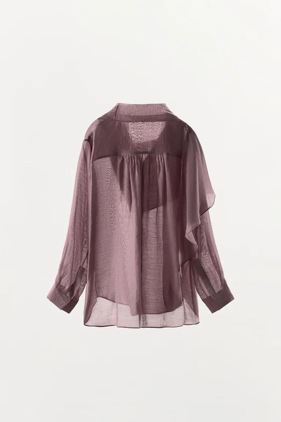 РУБАШКА С ШАРФОМ коллекция Zara «ZW»