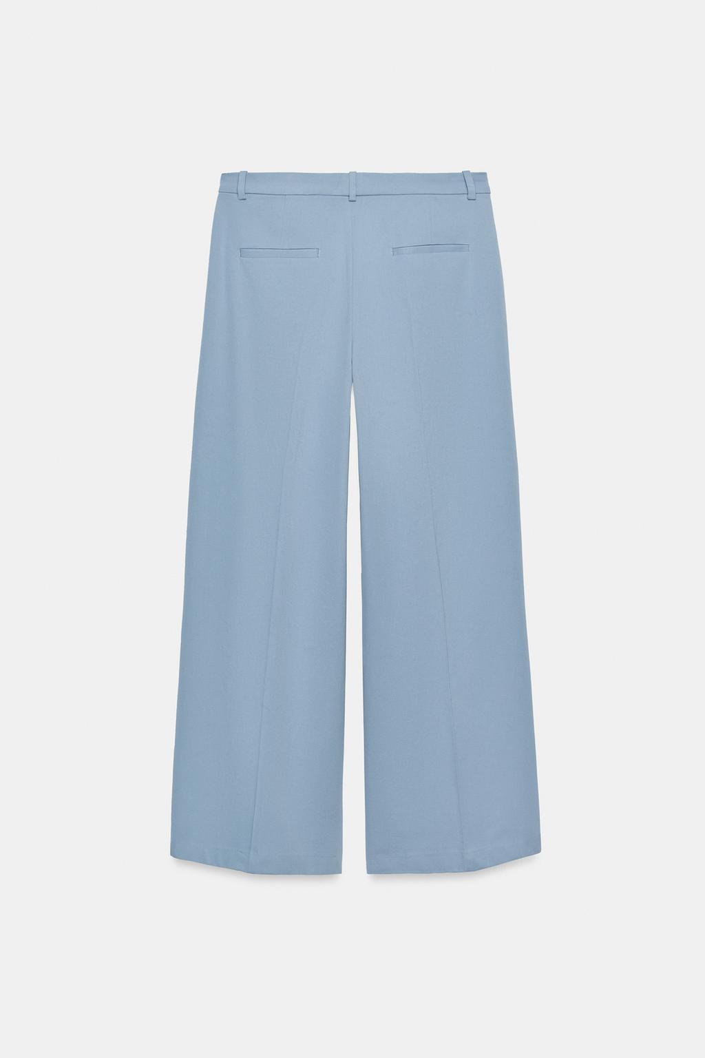 БРЮКИ WIDE-LEG С ЗАЩИПАМИ — ZW COLLECTION
