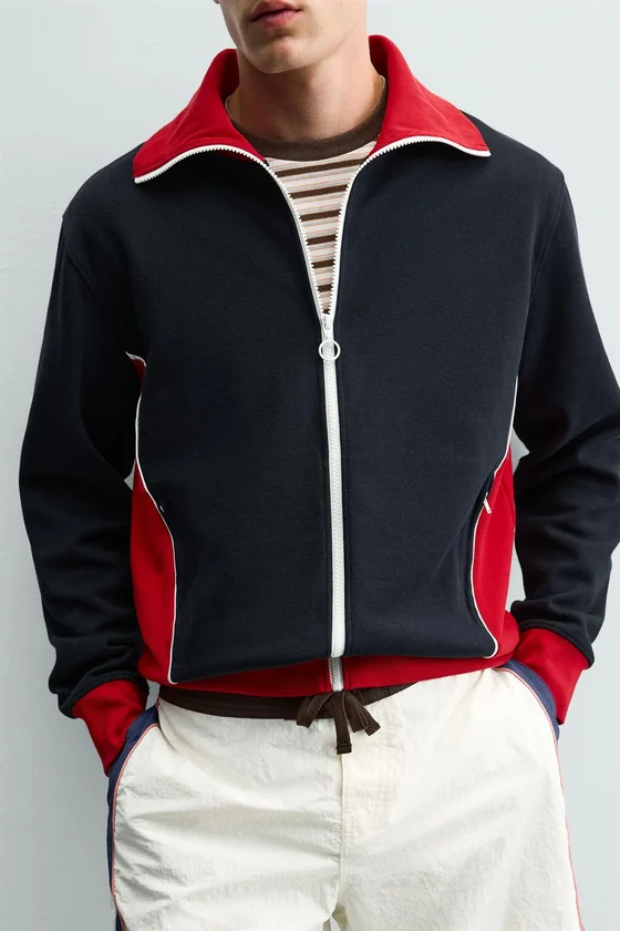 КУРТКА В СТИЛЕ КОЛОР-БЛОК РЕТРО