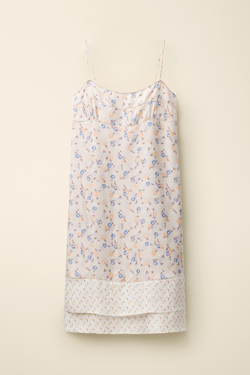 Платье миди из 100% шёлка созданное caramel london x zara
