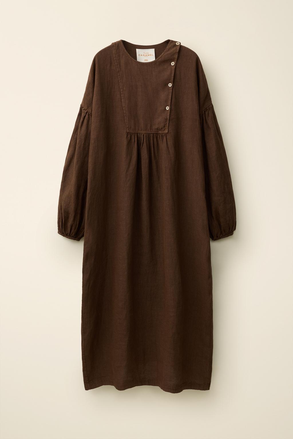 Платье из 100% льна от caramel london x zara