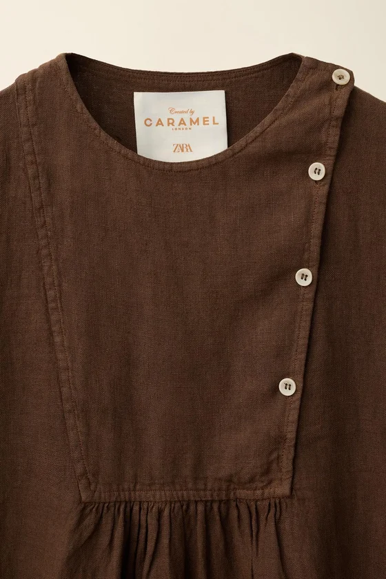 Платье из 100% льна от caramel london x zara