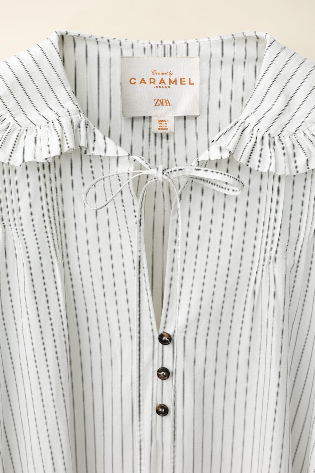 Платье в полоску из коллекции caramel london x zara