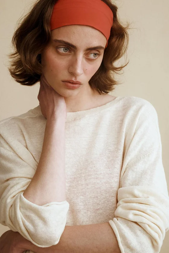 Джемпер из 100% льняной пряжи от caramel london x zara