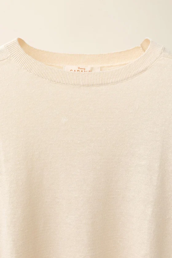 Джемпер из 100% льняной пряжи от caramel london x zara