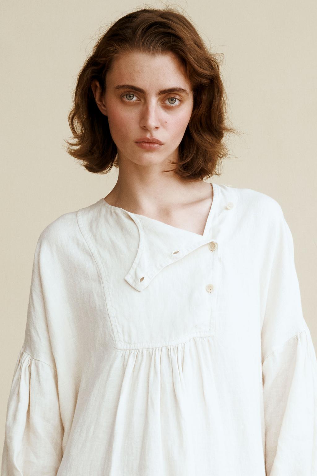 Платье из 100% льна, созданное caramel london x zara