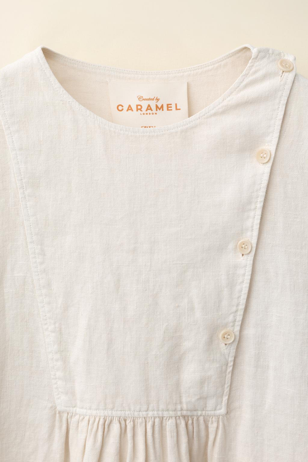 Платье из 100% льна, созданное caramel london x zara