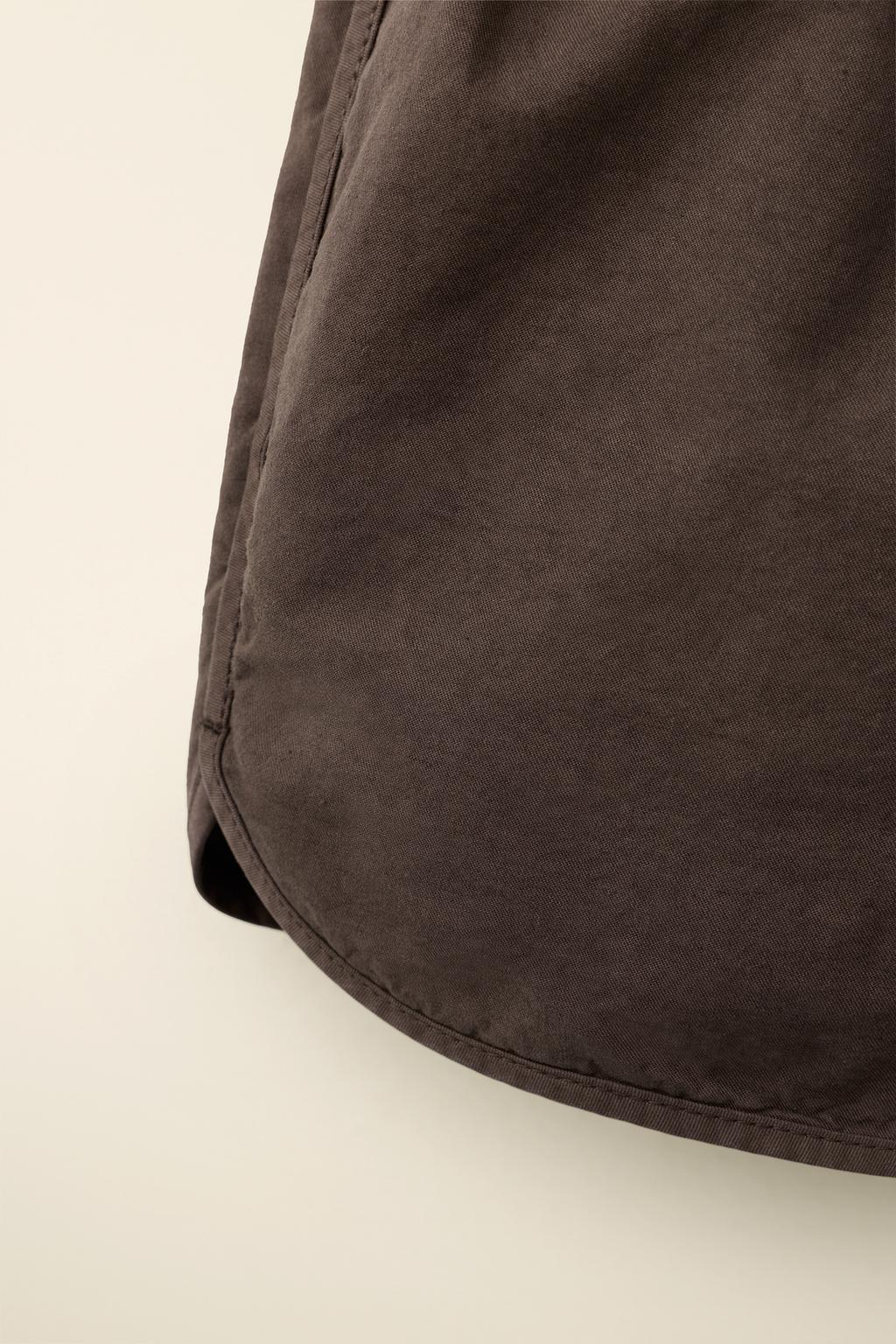 Однотонные бермуды с эластичным поясом caramel london x zara