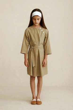 Платье из поплина с поясом created by caramel london x zara- Заказать в России