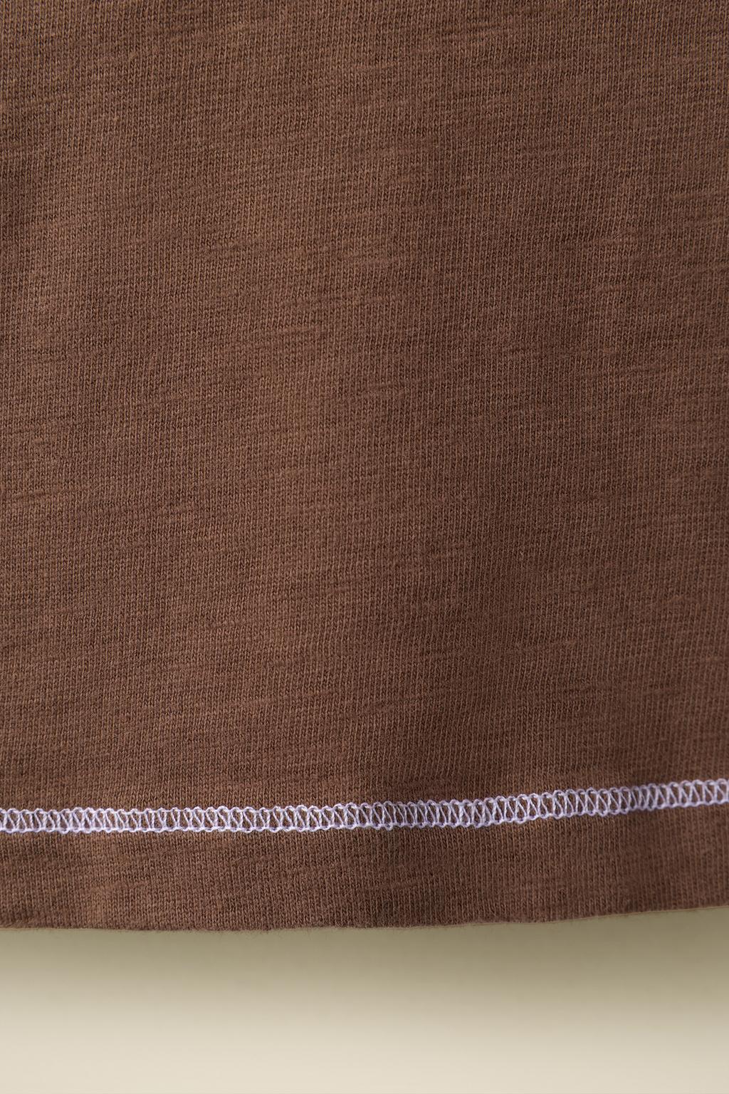 Футболка без рукавов с контрастной отстрочкой caramel london x zara
