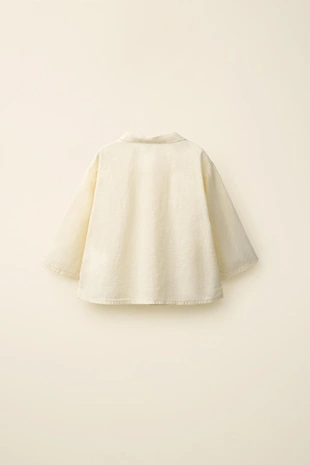Рубашка из трикотажа slub с длинными рукавами, коллекция caramel london x zara- Заказать в России