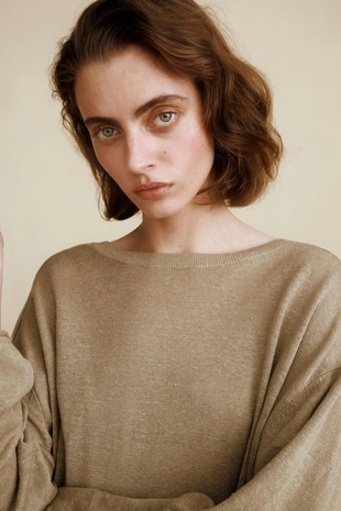Джемпер 100% лён от caramel london x zara