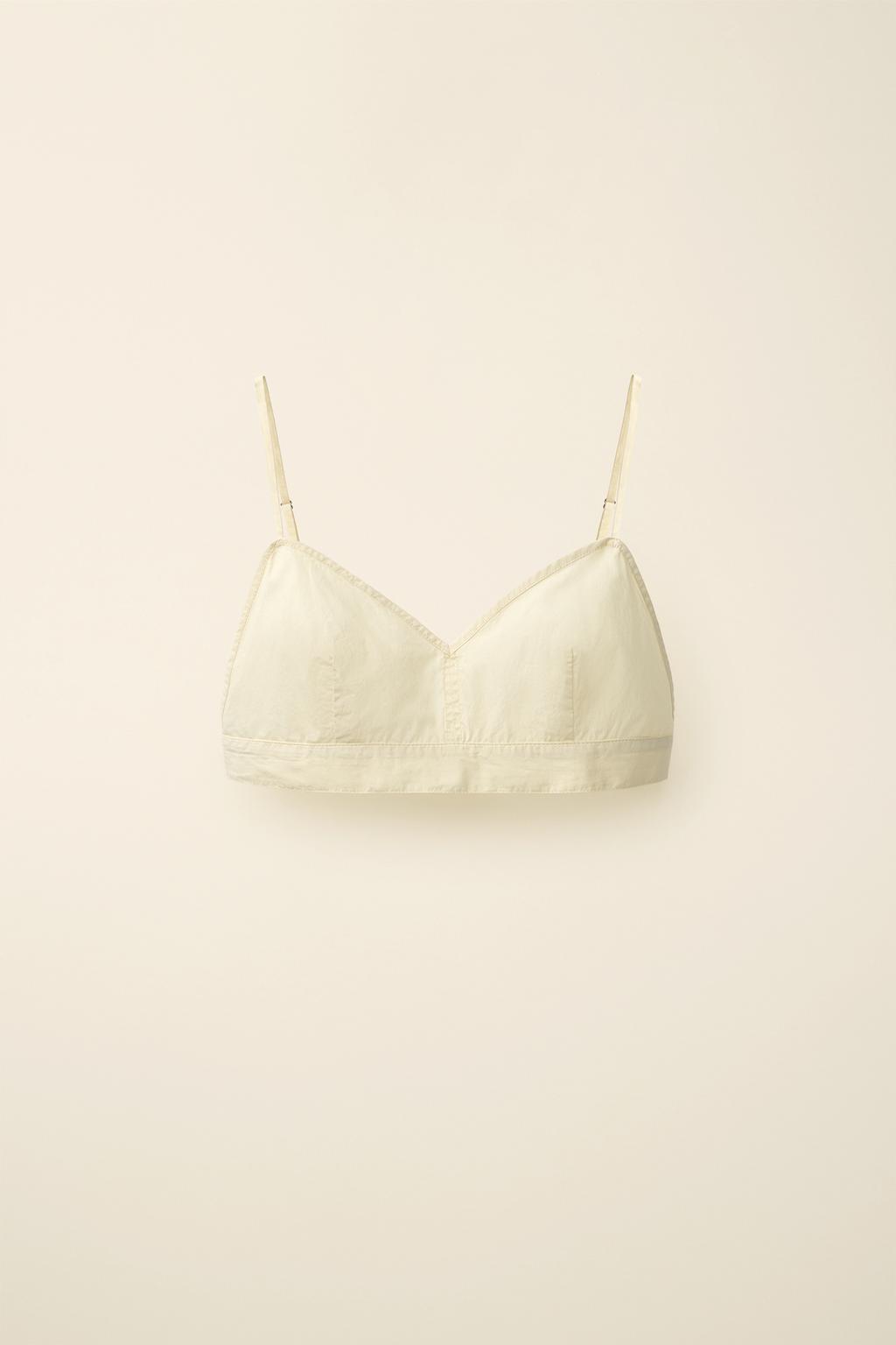 Топ poplin созданный caramel london x zara