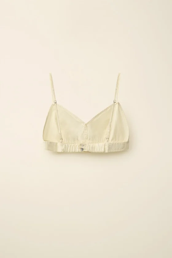 Топ poplin созданный caramel london x zara
