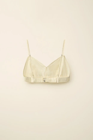 Топ poplin созданный caramel london x zara
