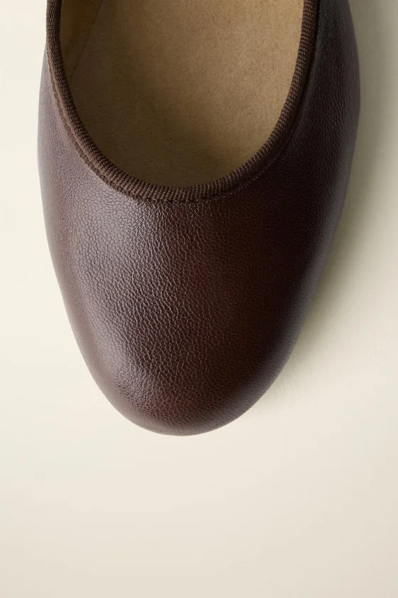 Кожаные балетки от caramel london x zara