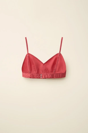 Топ из поплина created by caramel london x zara