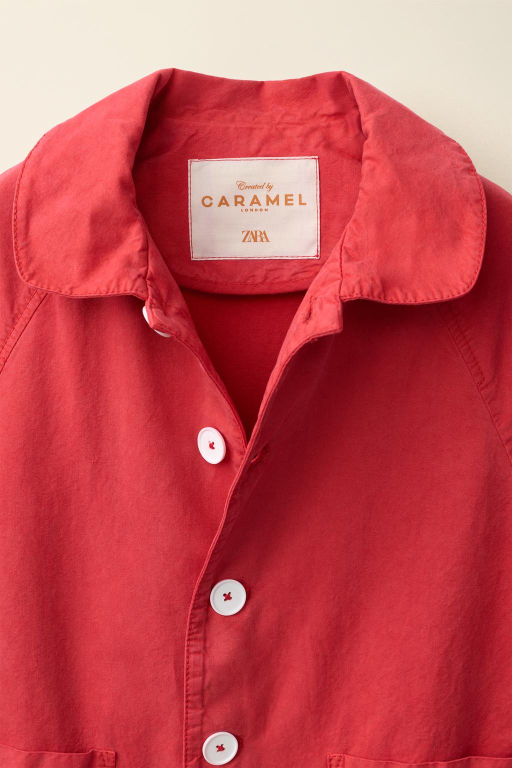 Длинный тренч с воротником питер пэн, созданный caramel london x zara