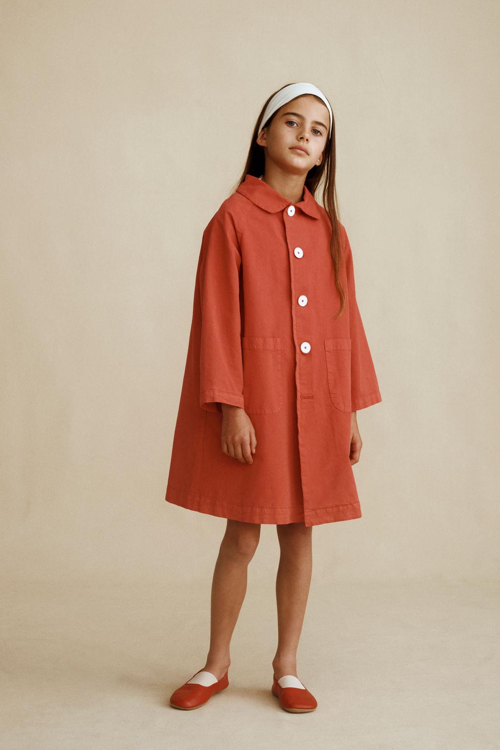 Длинный тренч с воротником питер пэн, созданный caramel london x zara