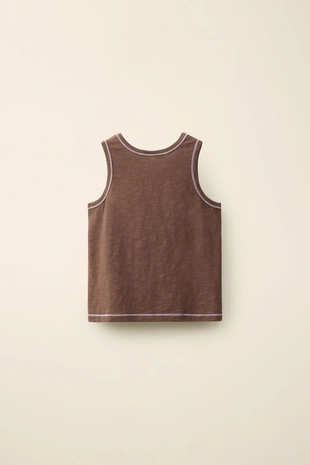 Футболка с декоративной строчкой из коллекции caramel london x zara