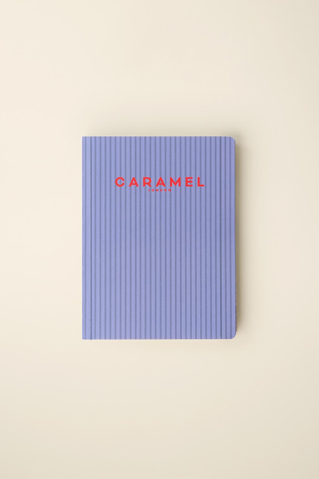 Полосатый блокнот из специальной коллекции caramel london x zara