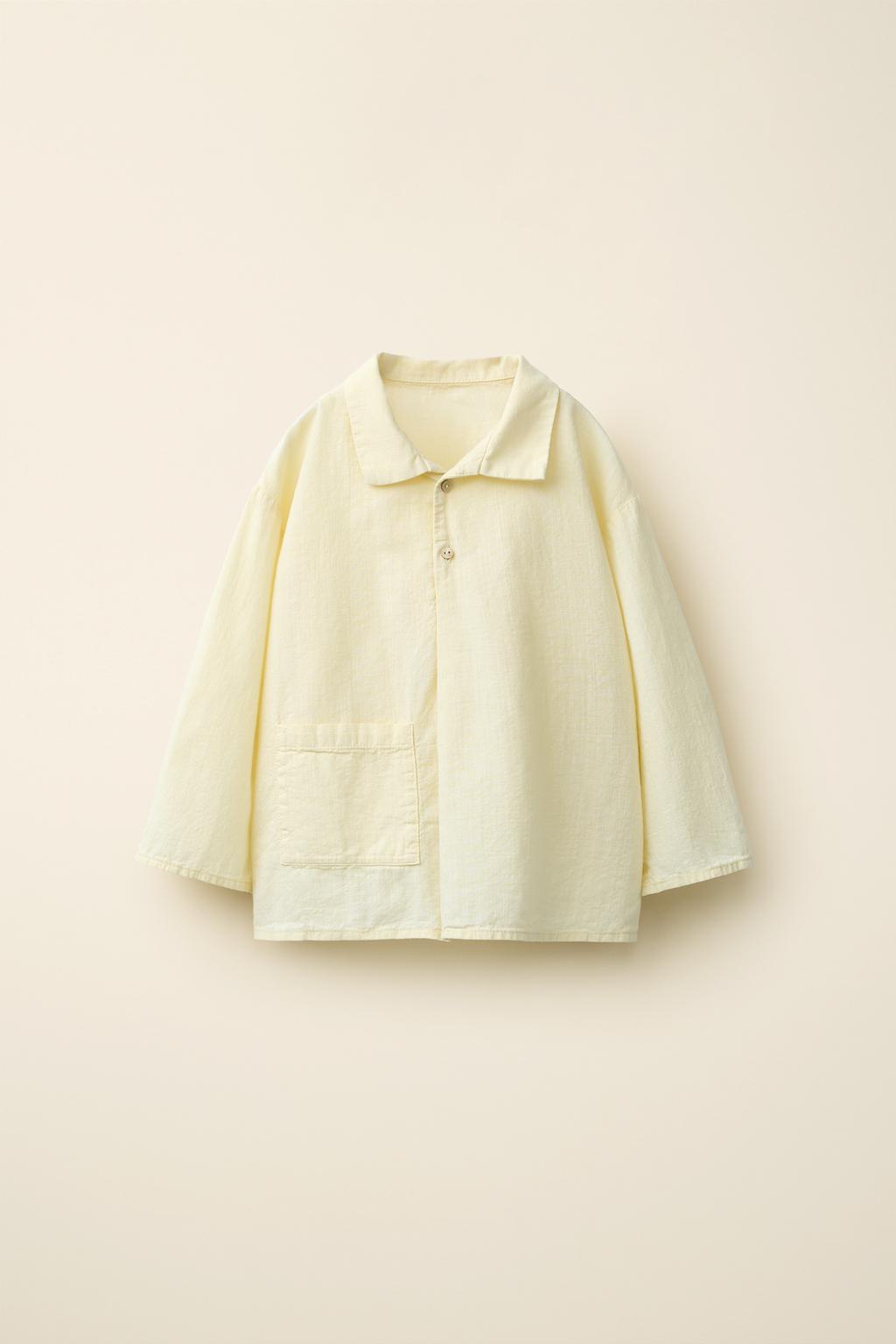 Рубашка с плиссировкой из коллекции caramel london x zara