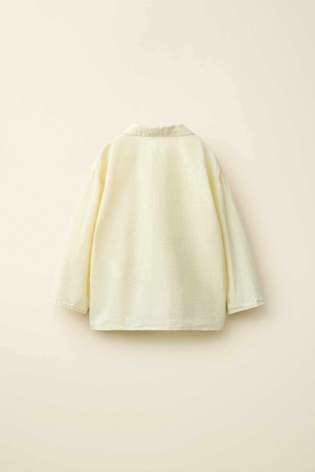 Рубашка с плиссировкой из коллекции caramel london x zara
