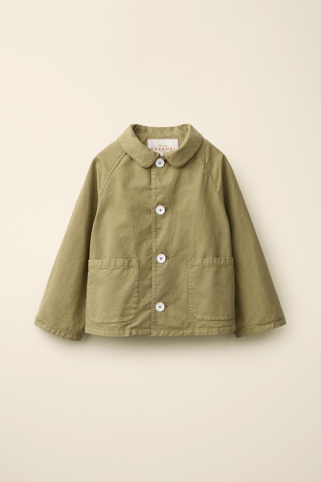 Короткий тренч с воротником пьер-карден, созданный caramel london х zara