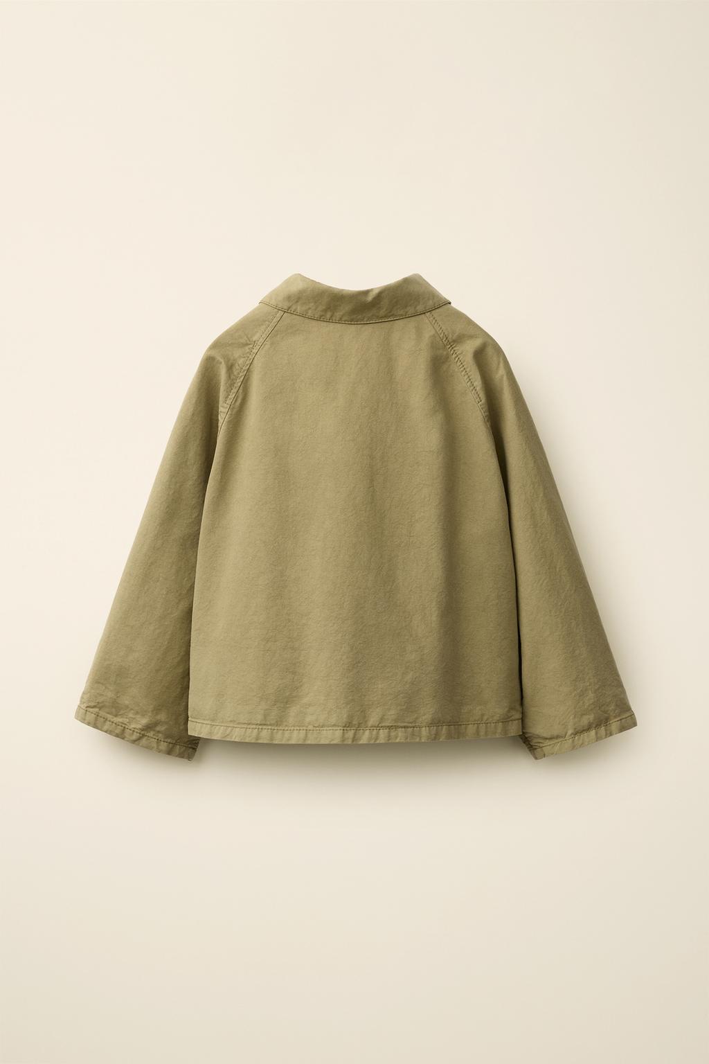 Короткий тренч с воротником пьер-карден, созданный caramel london х zara