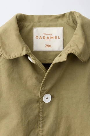 Короткий тренч с воротником пьер-карден, созданный caramel london х zara- Заказать в России