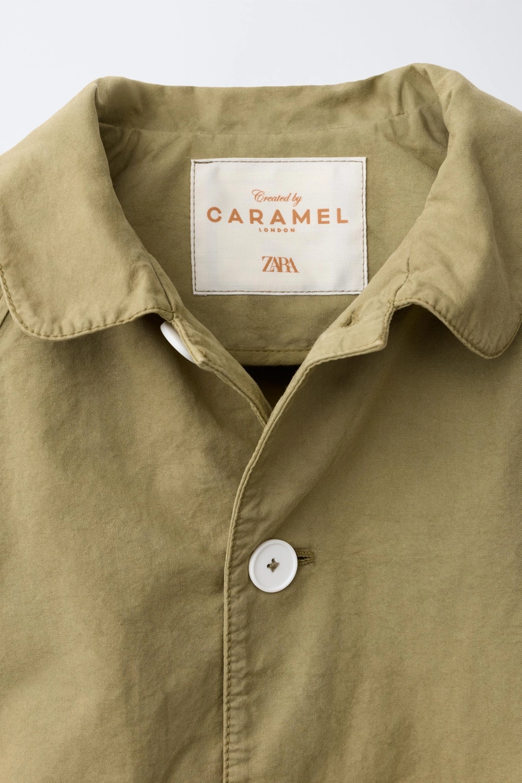 Короткое тренч-пальто caramel london x zara