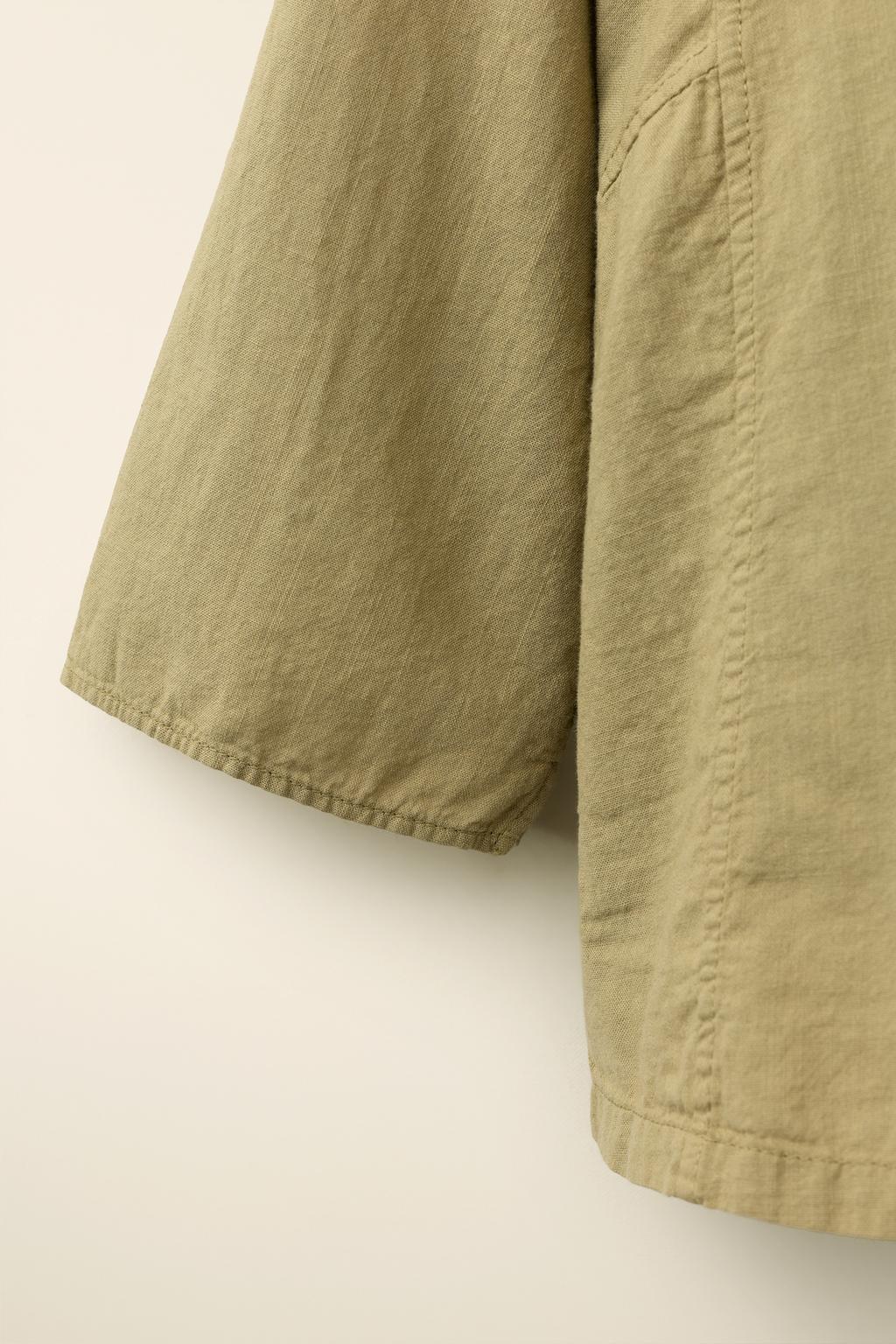Рубашка с воротником-стойкой из коллекции caramel london x zara