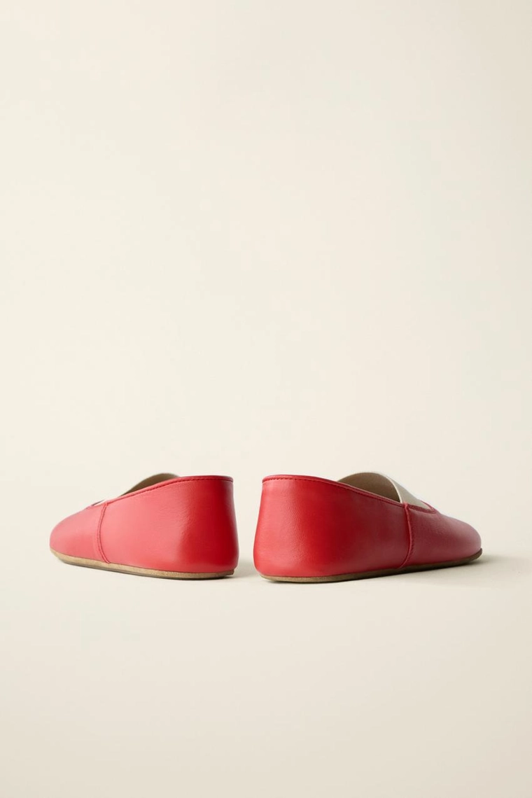 Кожаные балетки created by caramel london x zara