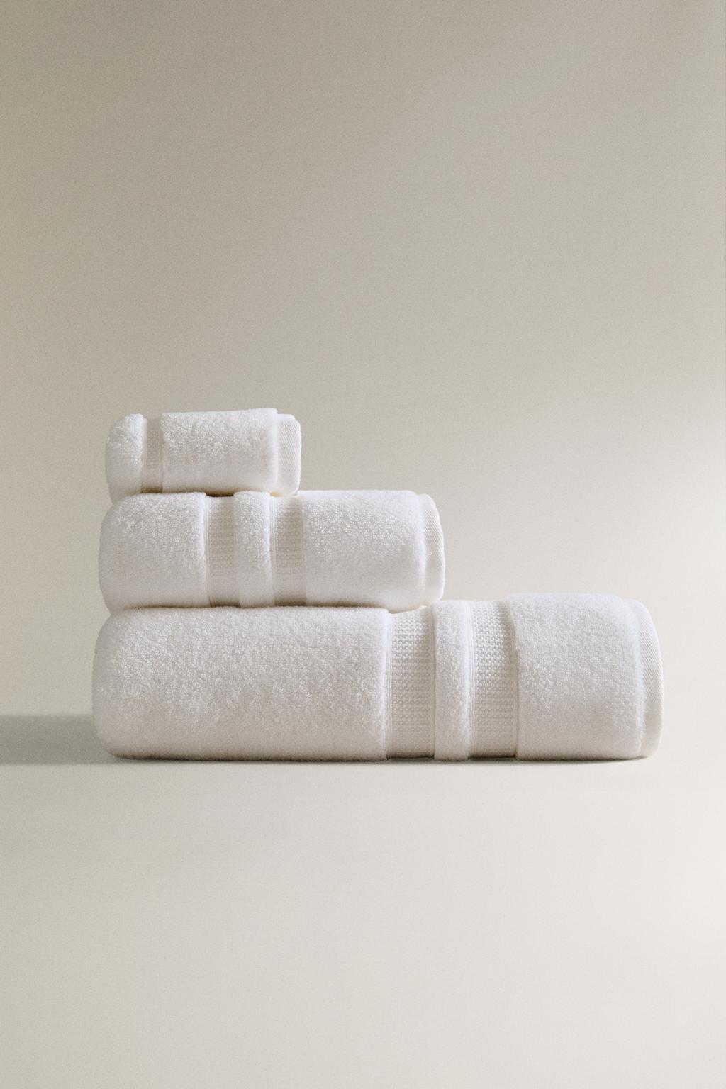 Махровое полотенце с двойной каймой extra soft